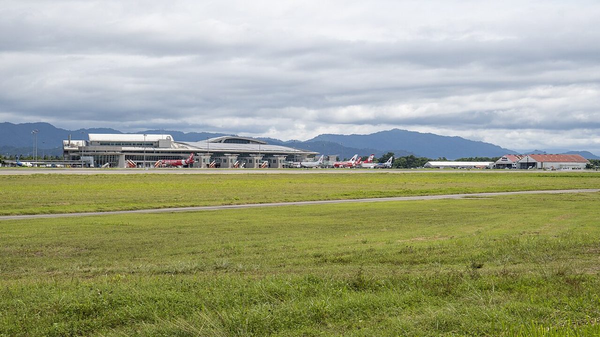 Concourse of Terminal 1 at Kota Kinabalu International Airport