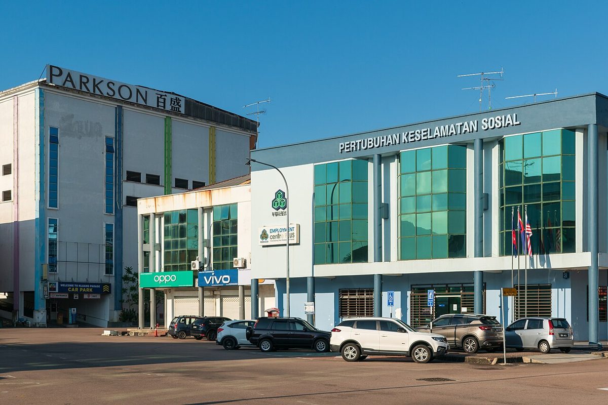 Social Security Organisation (PERKESO) building in Kluang, Johor